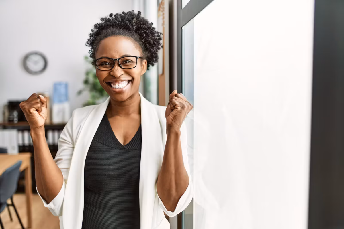 smiling woman
