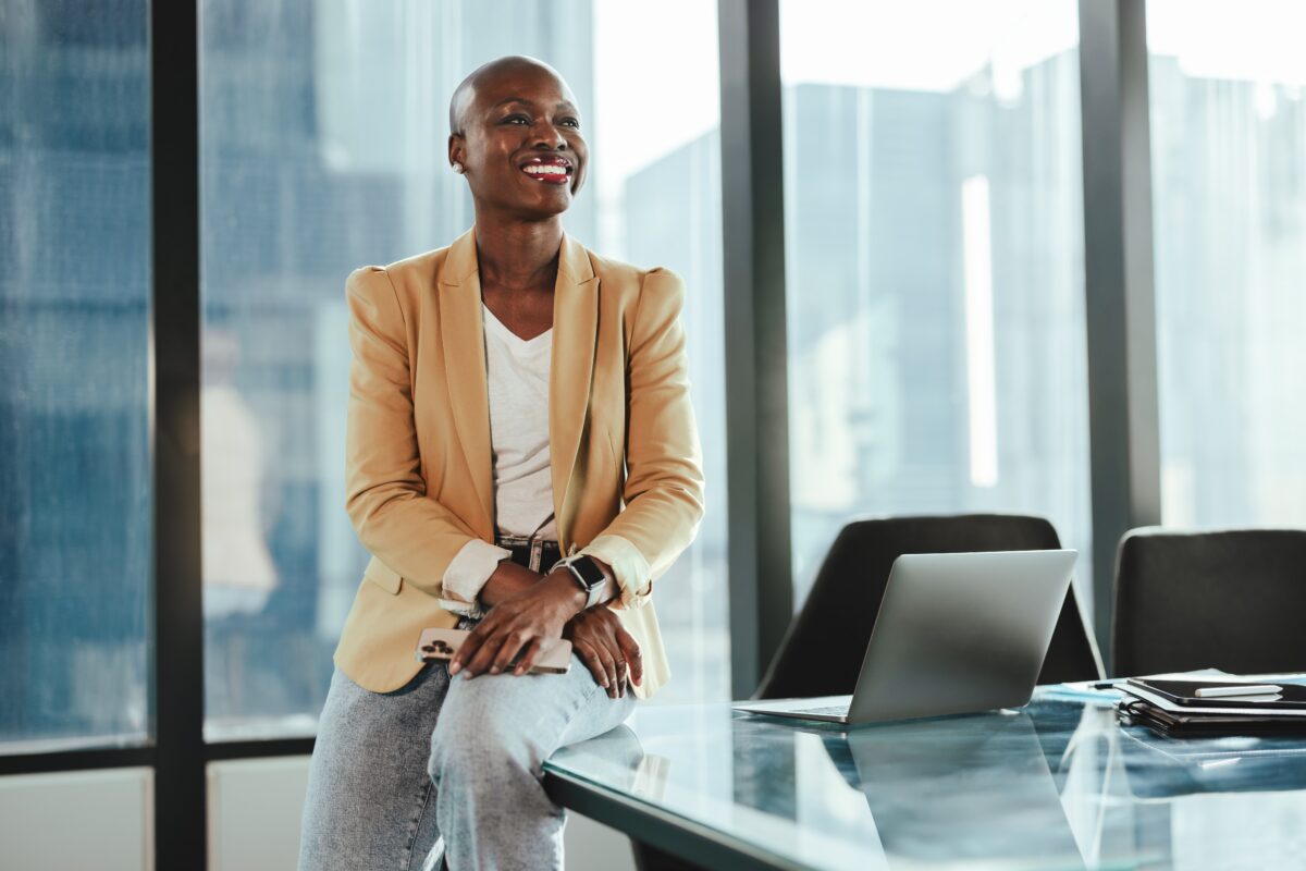woman in office
