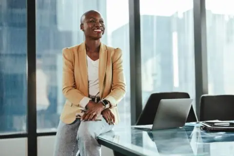 woman in office